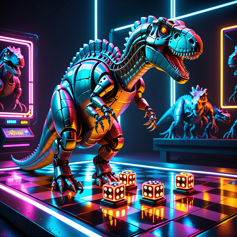 Checkers — Robots vs Dinosaurs — cover art