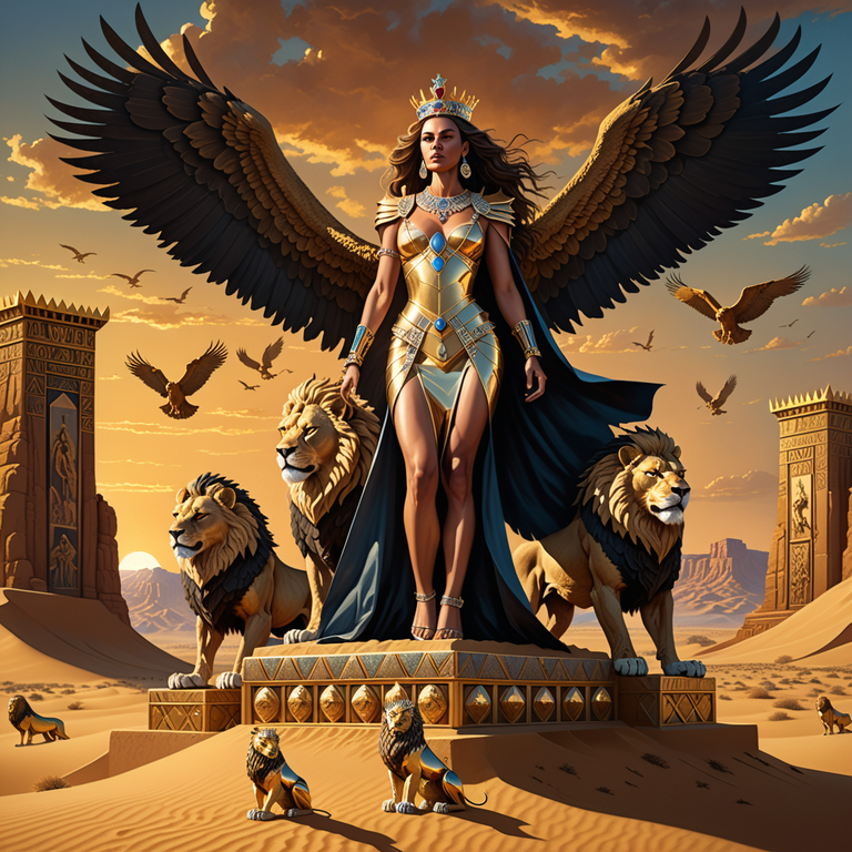 Royal Game of Ur — Lions vs Eagles — cover art
