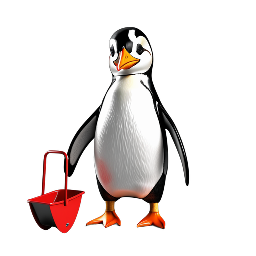 penguin drifter with sled
