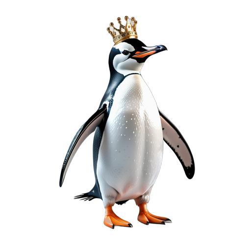 penguin queen of the frozen throne